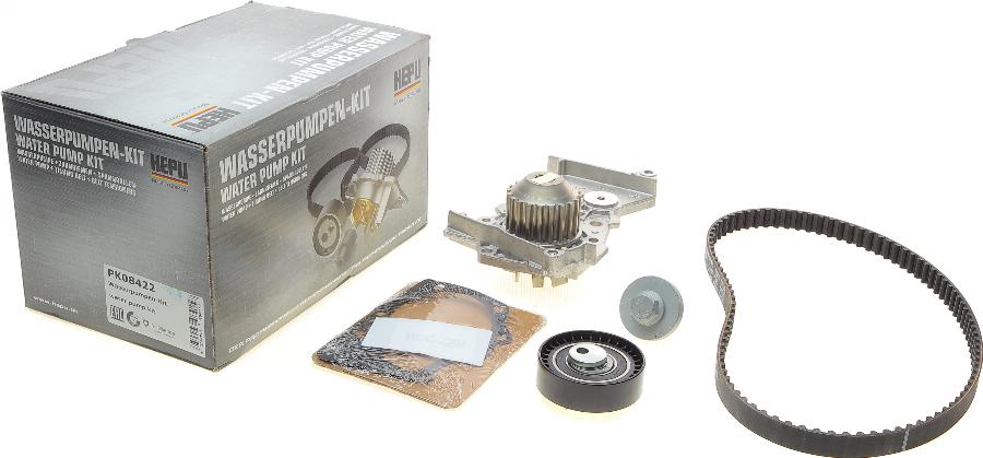 Hepu PK08422 - Water Pump & Timing Belt Set www.autospares.lv