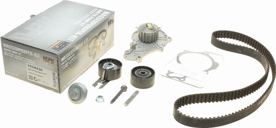 Hepu PK08030 - Water Pump & Timing Belt Set www.autospares.lv