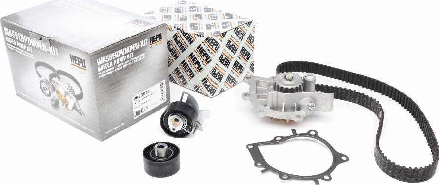 Hepu PK08071 - Water Pump & Timing Belt Set www.autospares.lv