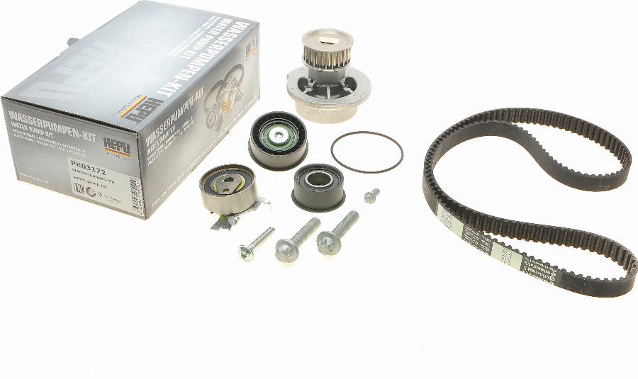 Hepu PK03172 - Water Pump & Timing Belt Set www.autospares.lv