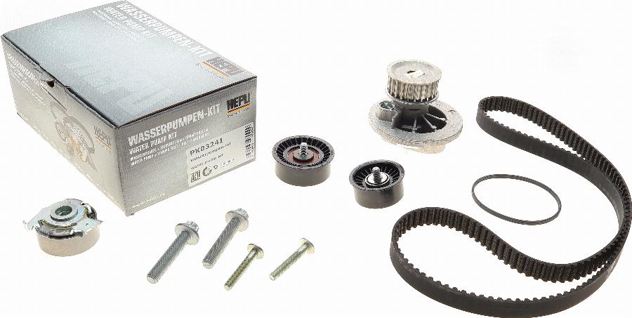 Hepu PK03241 - Water Pump & Timing Belt Set www.autospares.lv