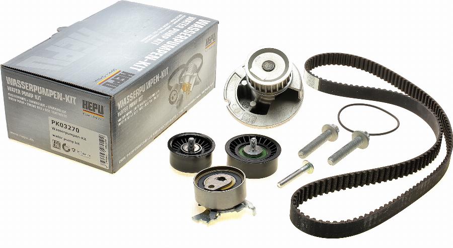 Hepu PK03270 - Water Pump & Timing Belt Set www.autospares.lv