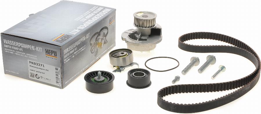 Hepu PK03271 - Water Pump & Timing Belt Set www.autospares.lv