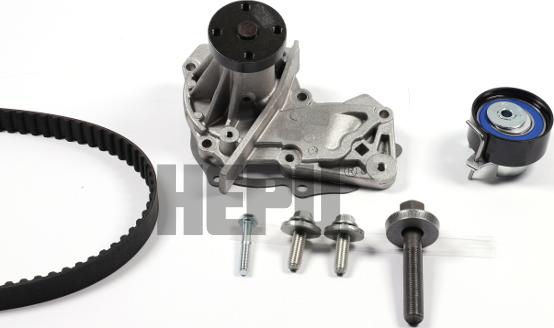 Hepu PK02552 - Водяной насос + комплект зубчатого ремня ГРМ www.autospares.lv