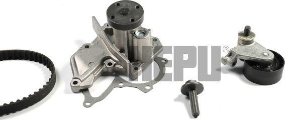 Hepu PK02352 - Water Pump & Timing Belt Set www.autospares.lv