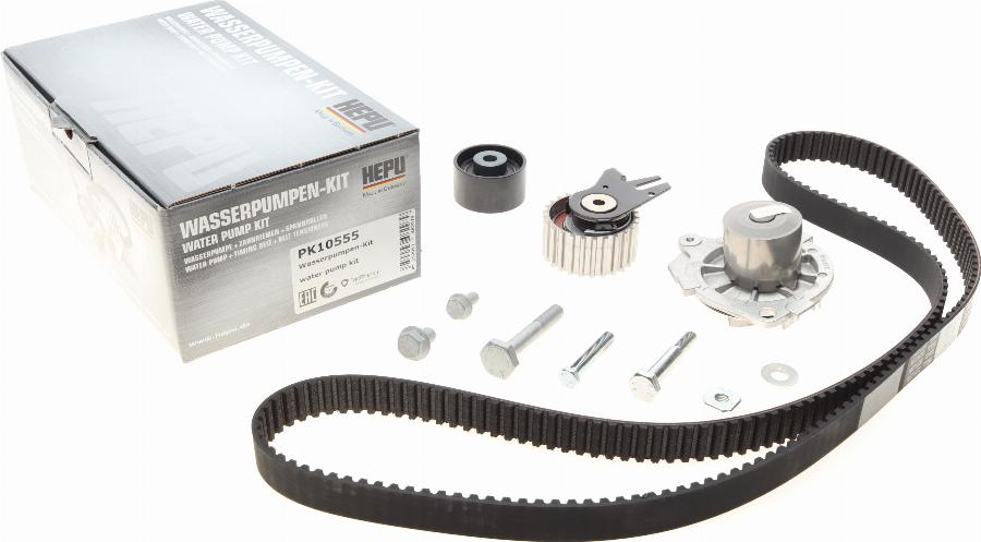 Hepu PK10555 - Water Pump & Timing Belt Set www.autospares.lv