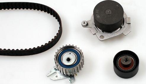 Hepu PK10121 - Водяной насос + комплект зубчатого ремня ГРМ www.autospares.lv