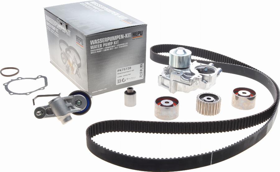 Hepu PK75720 - Water Pump & Timing Belt Set www.autospares.lv