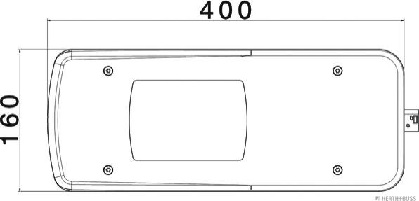 Herth+Buss Elparts 83840726 - Aizmugurējais lukturis www.autospares.lv