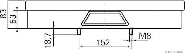 Herth+Buss Elparts 83840543 - Aizmugurējais lukturis www.autospares.lv