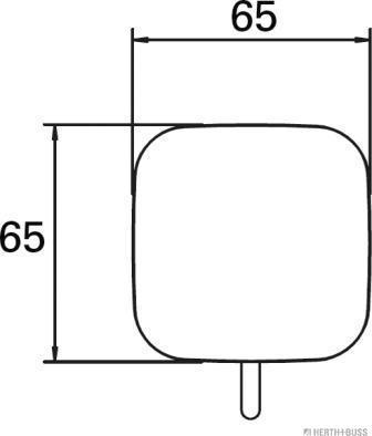 Herth+Buss Elparts 82710350 - Sānu gabarītlukturis www.autospares.lv