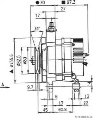 Herth+Buss Elparts 32201294 - Ģenerators autospares.lv