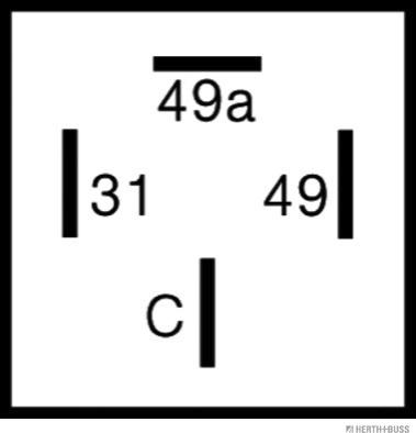 Herth+Buss Elparts 75605078 - Pagrieziena signāla pārtraucējs autospares.lv