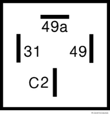 Herth+Buss Elparts 75605125 - Pagrieziena signāla pārtraucējs autospares.lv