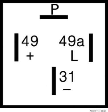 Herth+Buss Elparts 75605172 - Pagrieziena signāla pārtraucējs www.autospares.lv