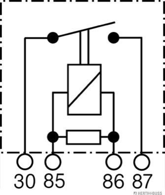 Herth+Buss Elparts 75614615 - Relejs, Degvielas sūknis www.autospares.lv