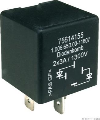 Herth+Buss Elparts 75614155 - Diode www.autospares.lv