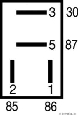 Herth+Buss Elparts 75613190 - Relejs, Darba strāva autospares.lv