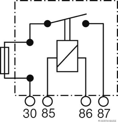 Herth+Buss Elparts 75613129 - Relejs, Darba strāva www.autospares.lv