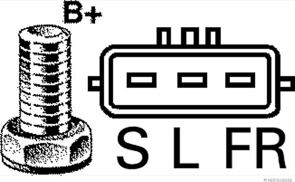 Herth+Buss Jakoparts J5110533 - Ģenerators www.autospares.lv