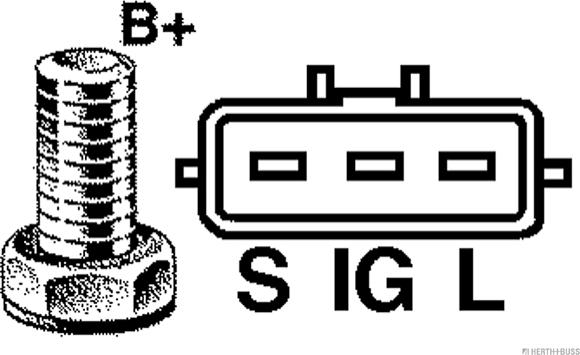 Herth+Buss Jakoparts J5112134 - Ģenerators autospares.lv