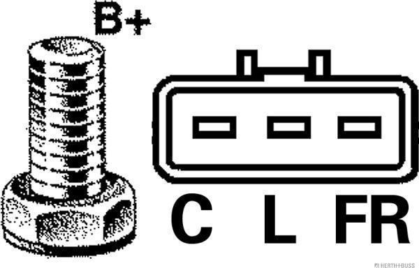 Herth+Buss Jakoparts J5110561 - Alternator www.autospares.lv