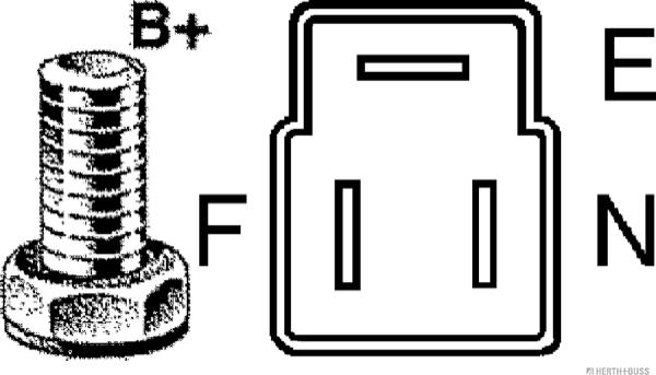 Herth+Buss Jakoparts J5118001 - Ģenerators www.autospares.lv