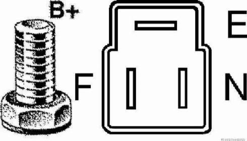 Herth+Buss Jakoparts J5112001 - Ģenerators www.autospares.lv