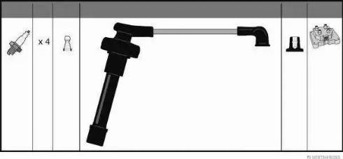 Herth+Buss Jakoparts J5384008 - Augstsprieguma vadu komplekts www.autospares.lv