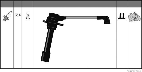 Herth+Buss Jakoparts J5383042 - Augstsprieguma vadu komplekts www.autospares.lv