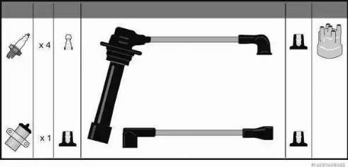 Herth+Buss Jakoparts J5383001 - Augstsprieguma vadu komplekts www.autospares.lv