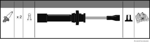 Herth+Buss Jakoparts J5383024 - Augstsprieguma vadu komplekts www.autospares.lv