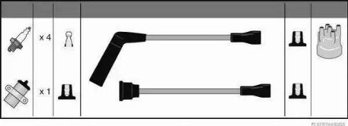 Herth+Buss Jakoparts J5387008 - Augstsprieguma vadu komplekts www.autospares.lv