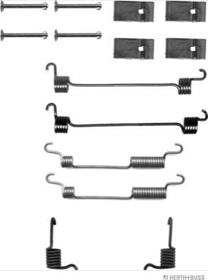 Herth+Buss Jakoparts J3564003 - Piederumu komplekts, Bremžu loki www.autospares.lv