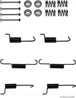 Herth+Buss Jakoparts J3560503 - Piederumu komplekts, Bremžu loki www.autospares.lv