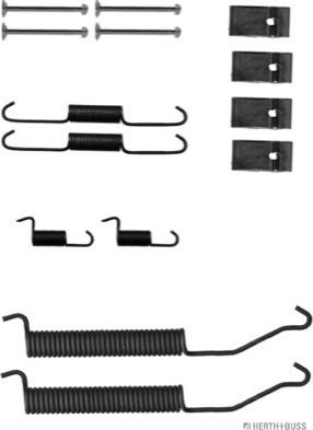 Herth+Buss Jakoparts J3563016 - Piederumu komplekts, Bremžu loki www.autospares.lv