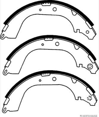 Herth+Buss Jakoparts J3502005 - Bremžu loku komplekts www.autospares.lv