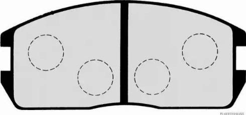 Herth+Buss Jakoparts J3605024 - Brake Pad Set, disc brake www.autospares.lv