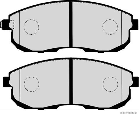 Herth+Buss Jakoparts J3608033 - Bremžu uzliku kompl., Disku bremzes www.autospares.lv