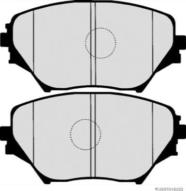 Herth+Buss Jakoparts J3602092 - Brake Pad Set, disc brake www.autospares.lv