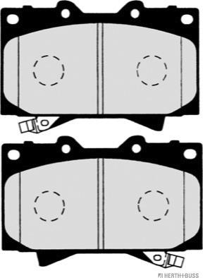 Herth+Buss Jakoparts J3602097 - Bremžu uzliku kompl., Disku bremzes www.autospares.lv