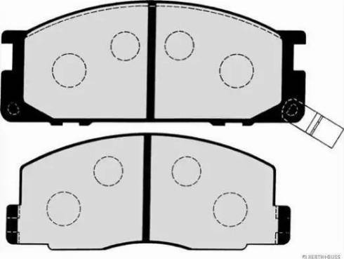 Herth+Buss Jakoparts J3602059 - Brake Pad Set, disc brake www.autospares.lv