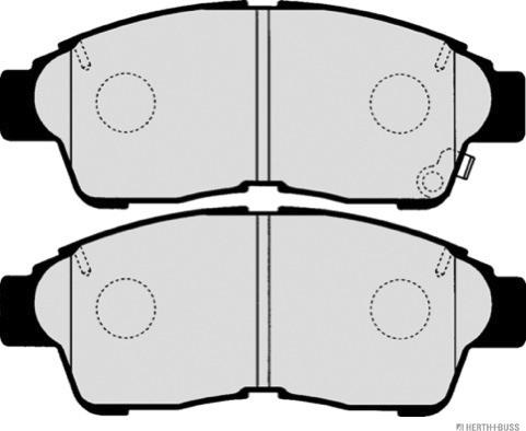 Herth+Buss Jakoparts J3602064 - Тормозные колодки, дисковые, комплект www.autospares.lv