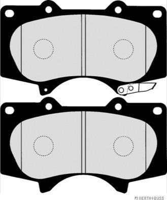 Herth+Buss Jakoparts J3602109 - Тормозные колодки, дисковые, комплект www.autospares.lv