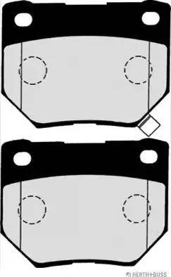 Herth+Buss Jakoparts J3611029 - Brake Pad Set, disc brake www.autospares.lv