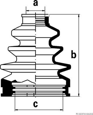 Herth+Buss Jakoparts J2882005 - Bellow, drive shaft www.autospares.lv