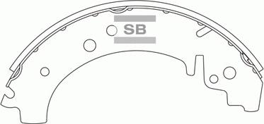 Hi-Q SA138 - Brake Shoe Set www.autospares.lv