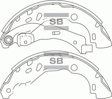 Hi-Q SA177 - Bremžu loku komplekts autospares.lv