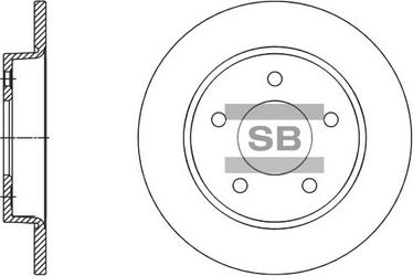 Hi-Q SD4419 - Brake Disc www.autospares.lv