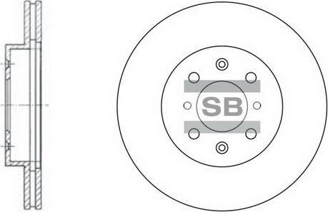 Hi-Q SD4105 - Brake Disc www.autospares.lv